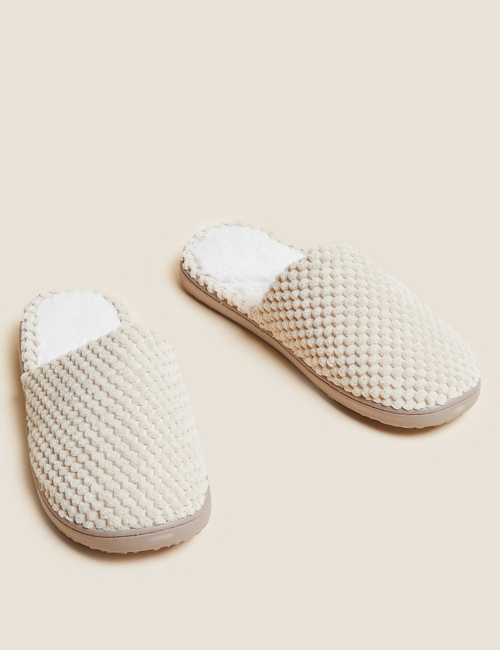 Marks & Spencer M&S men's grey Thinsulate slipon adjustable slippers size 8  BNWT | eBay