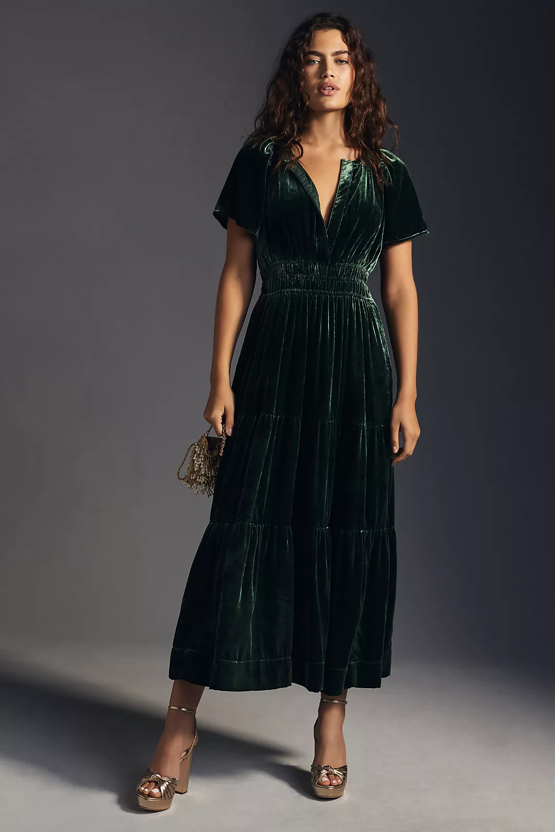 The Somerset Collection by Anthropologie + The Somerset Maxi Dress Velvet Edition
