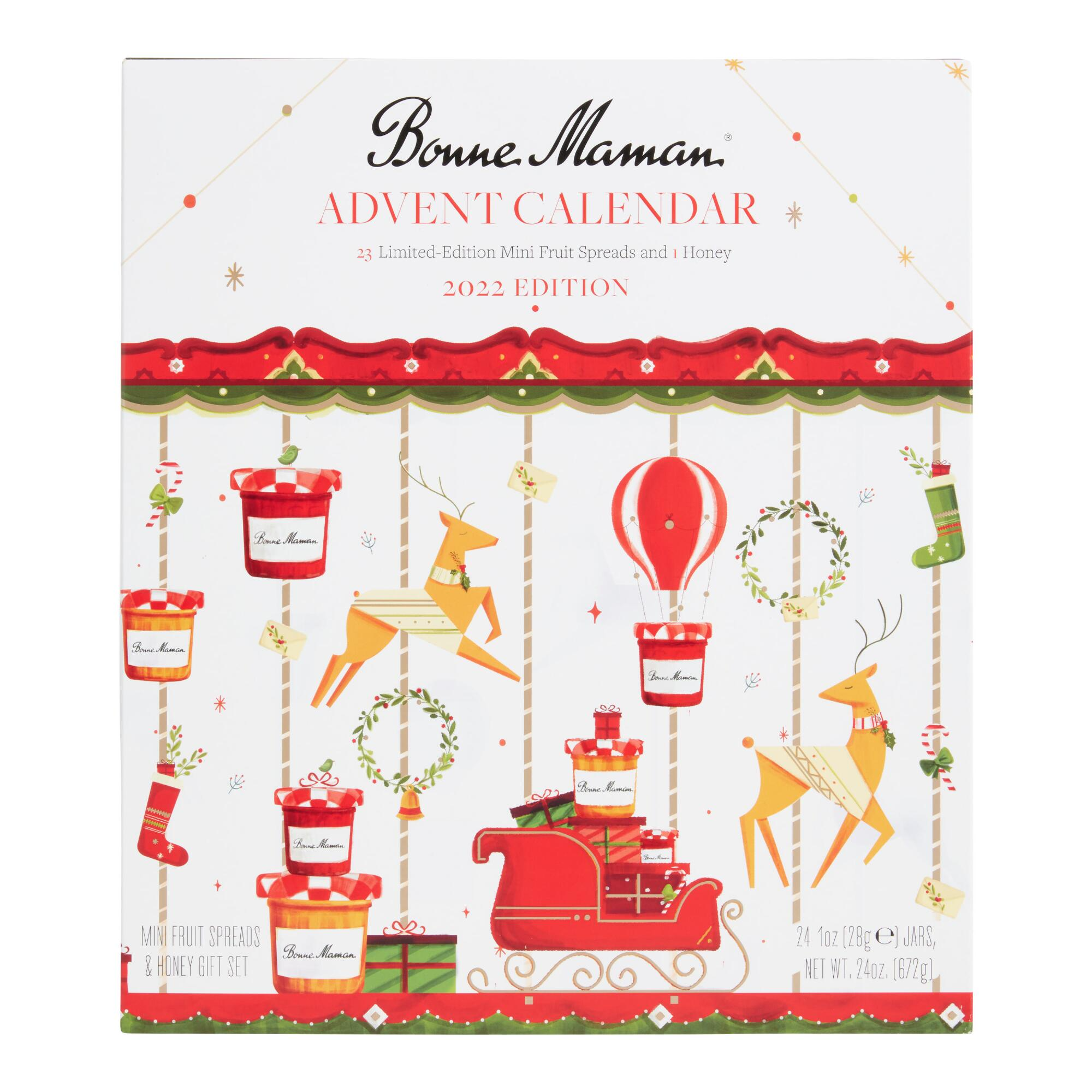 Bonne Maman + Fruit Spreads and Honey 2022 Advent Calendar