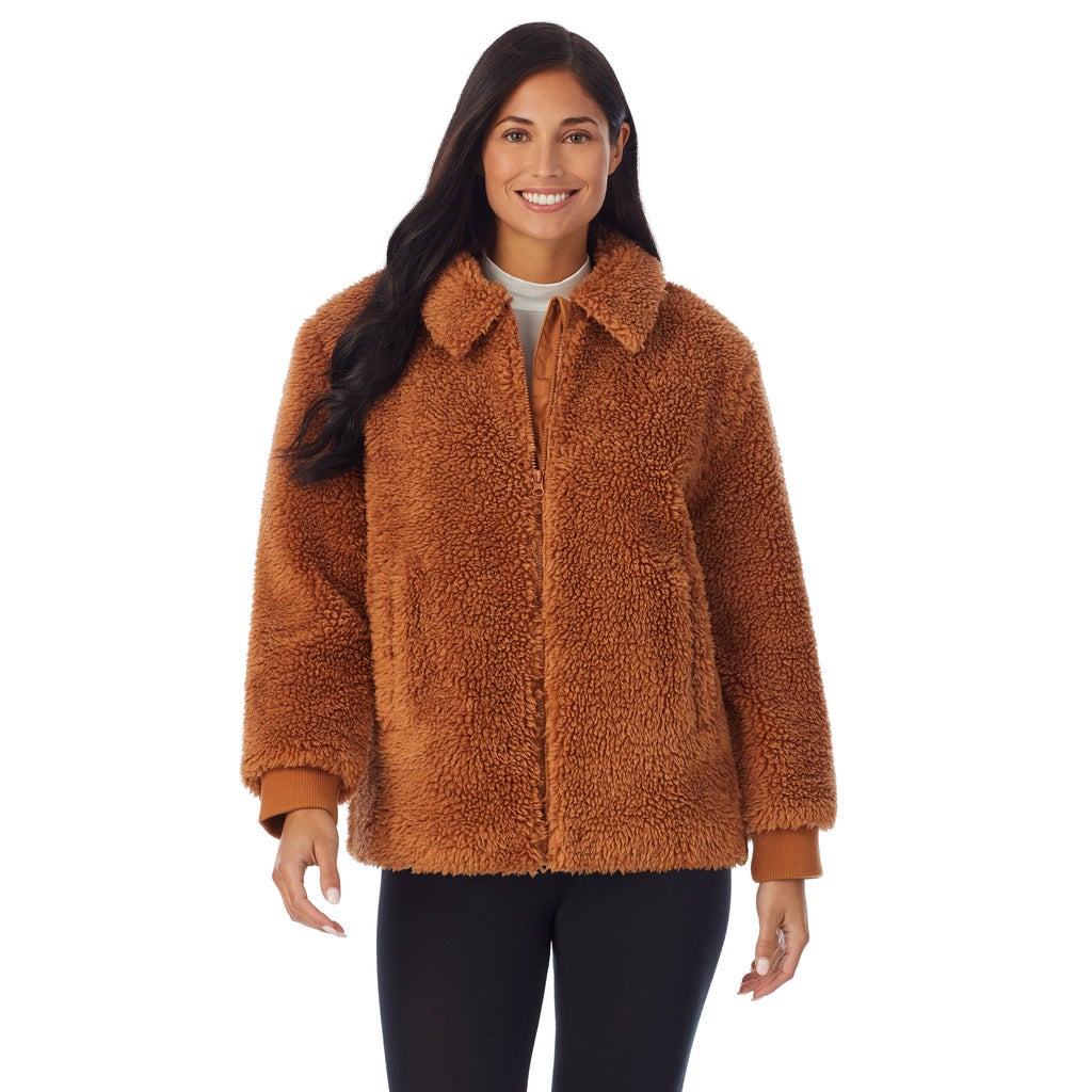 Cuddl Duds + Sherpa Bomber Jacket