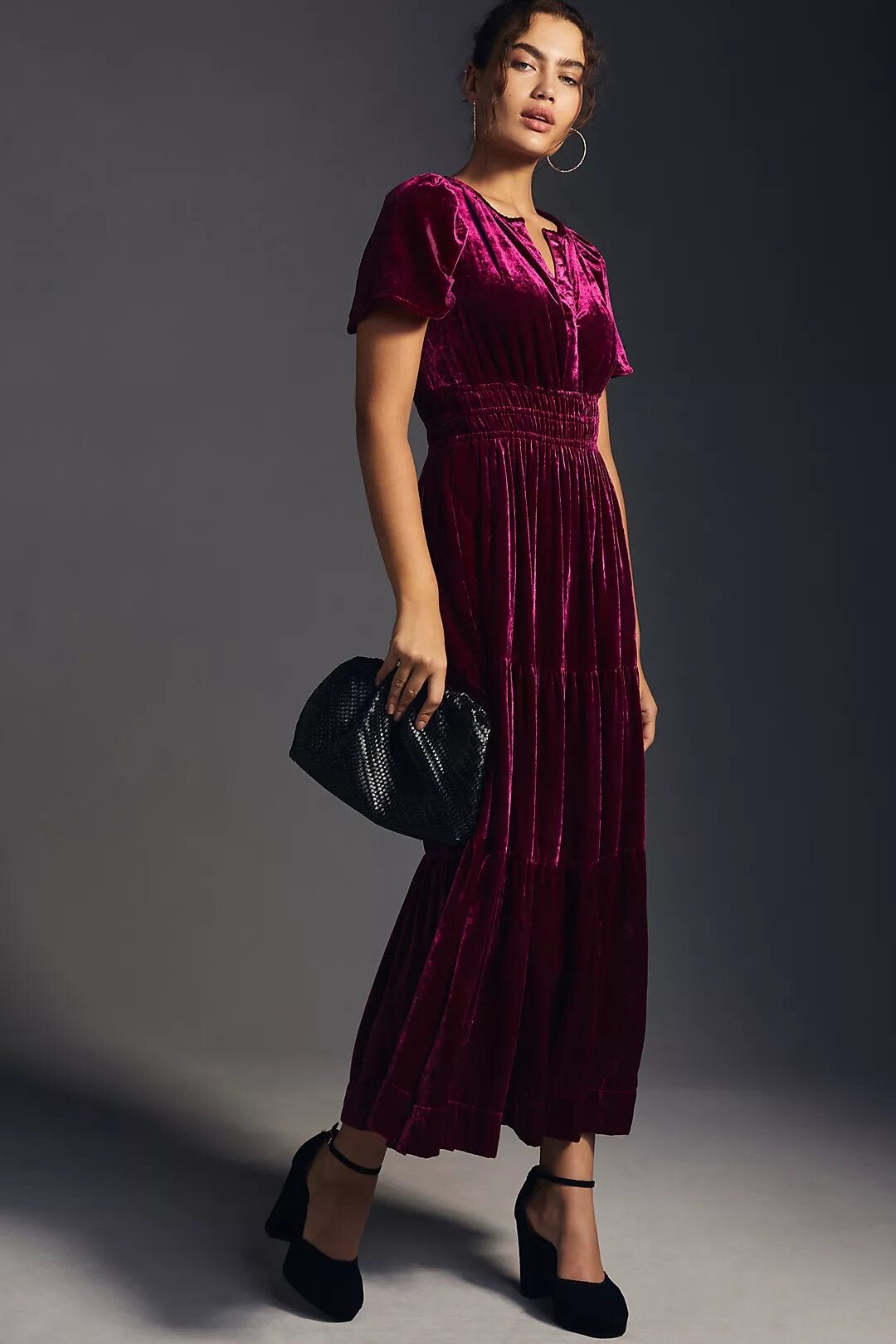 Anthropologie + The Somerset Maxi Dress Velvet Edition