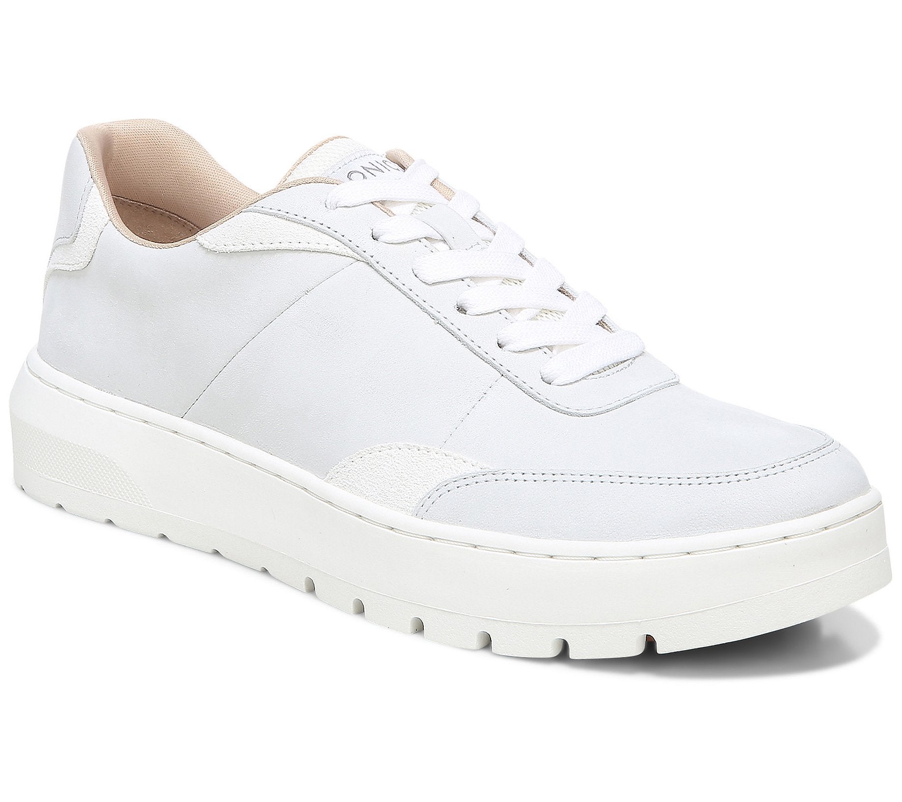 Vionic suede nubuck lace up platform sneakers