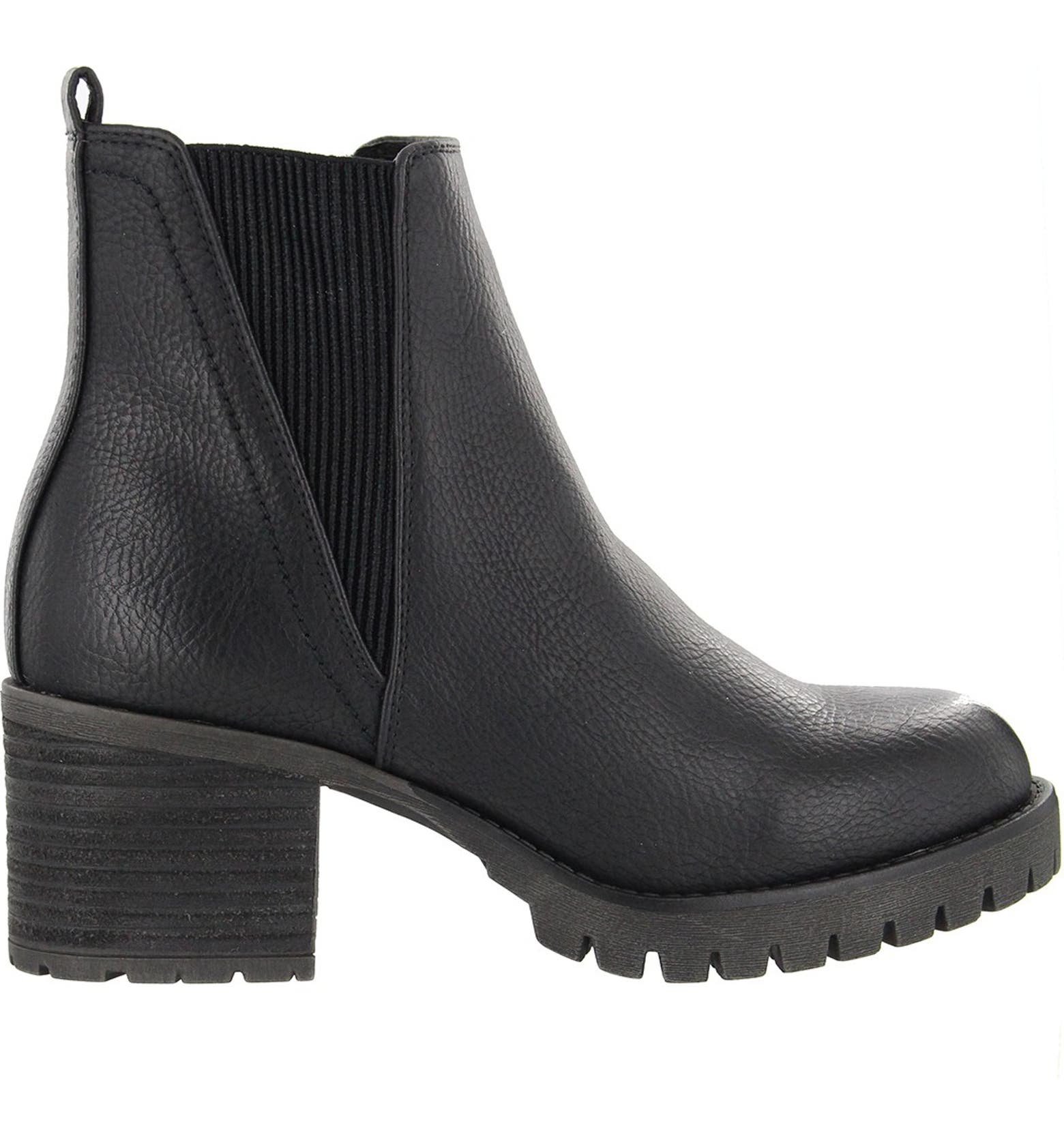 Jody ribbed block heel chelsea boot sale