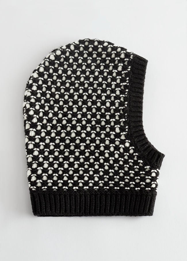 & Other Stories + Wool Knit Balaclava Hood