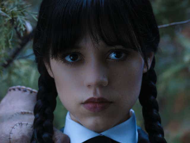 Jenna Ortega as Wednesday Addams