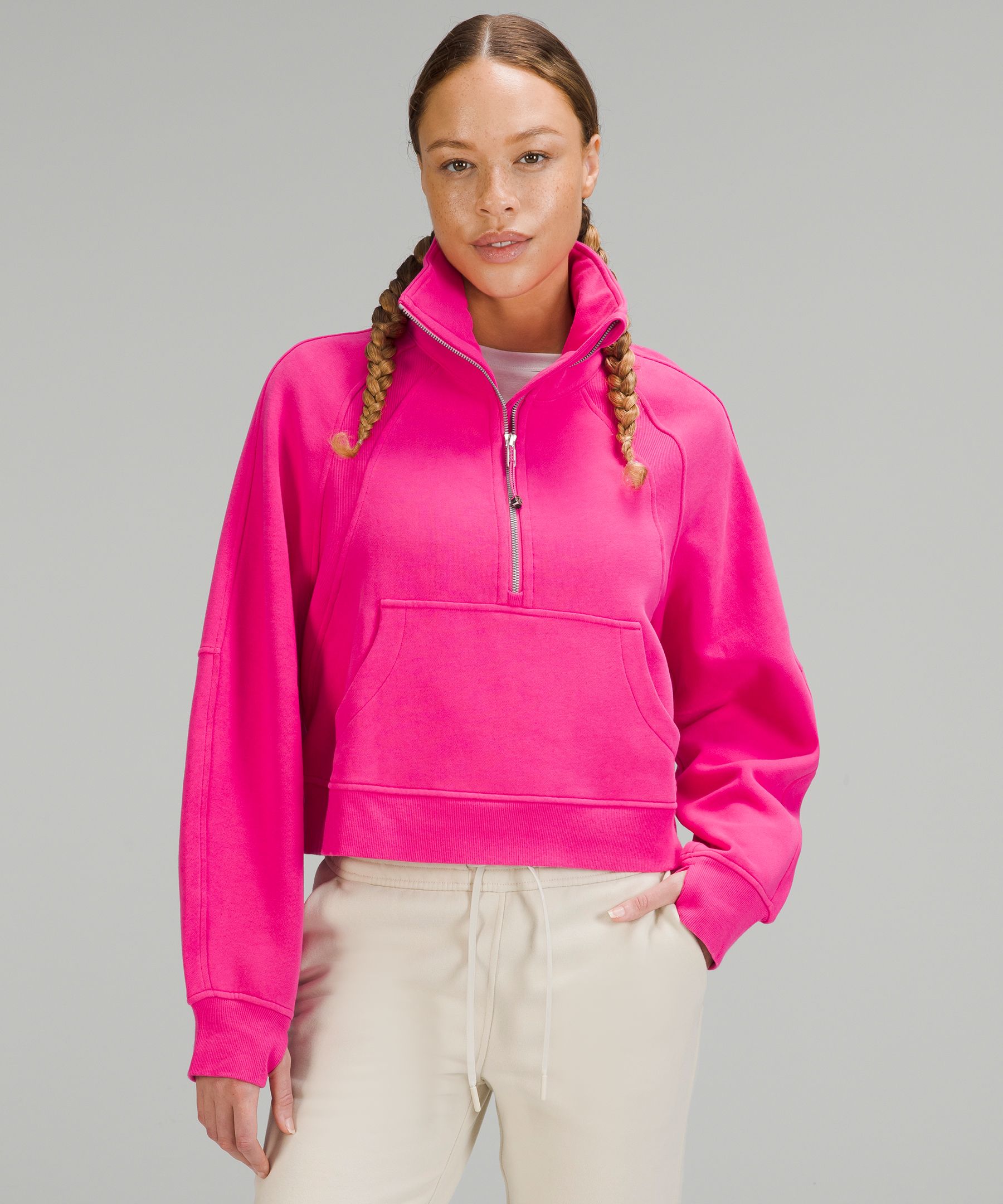 Lululemon + Scuba Oversized Funnel Neck Half Zip