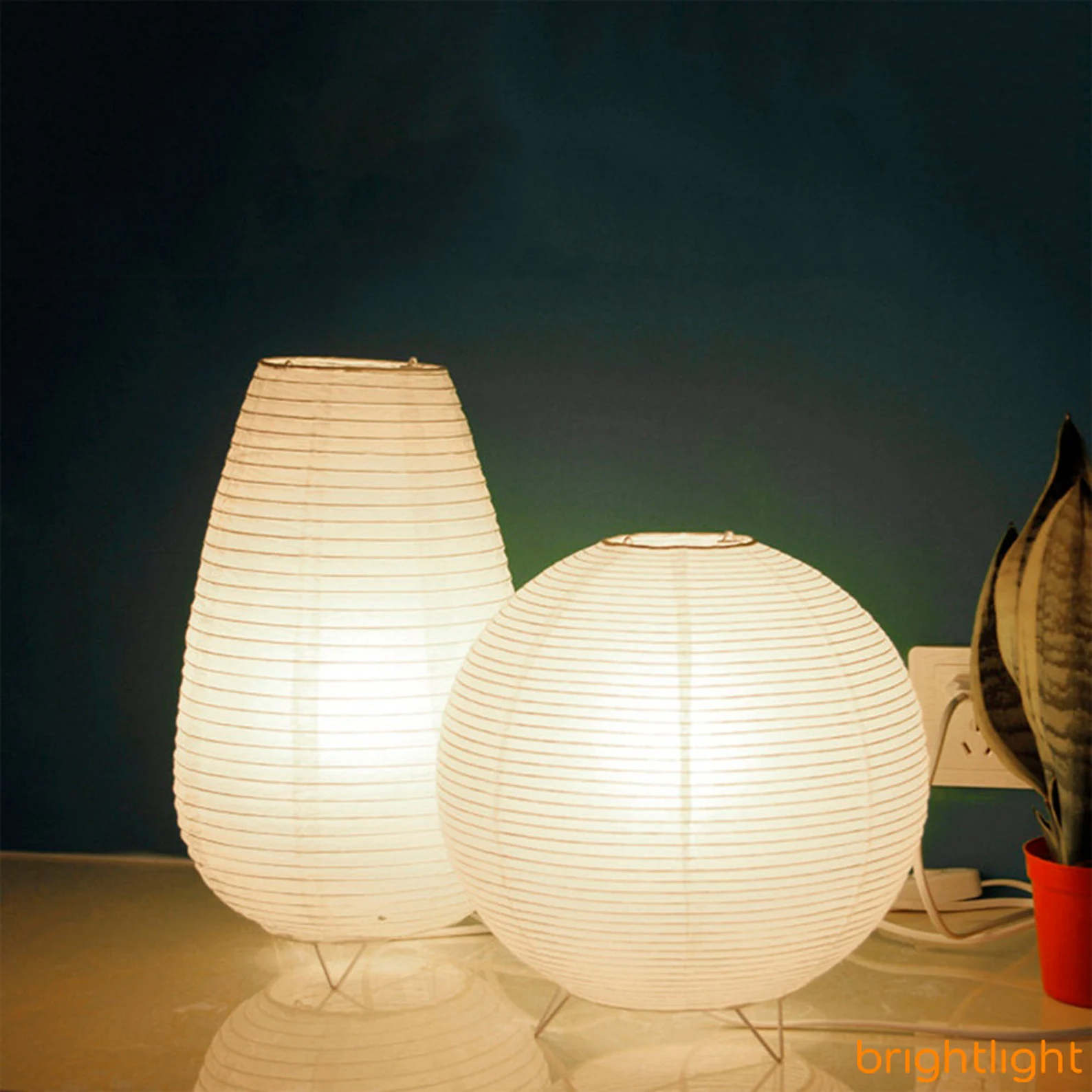 brightlightEU + Paper Lantern Lamp Nordic Style Simple Minimalistic Lampshade