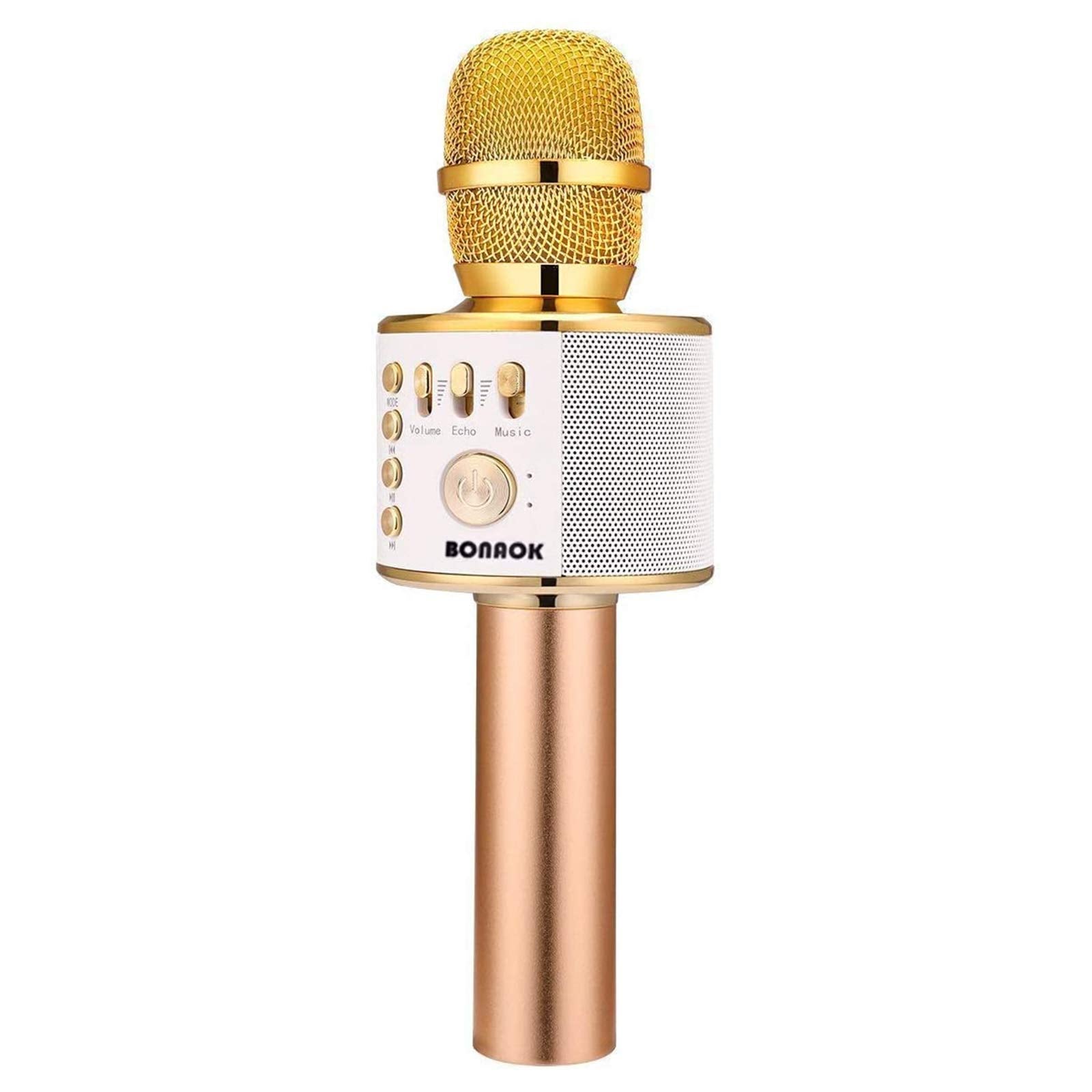 BONAOK + Wireless Bluetooth Karaoke Microphone