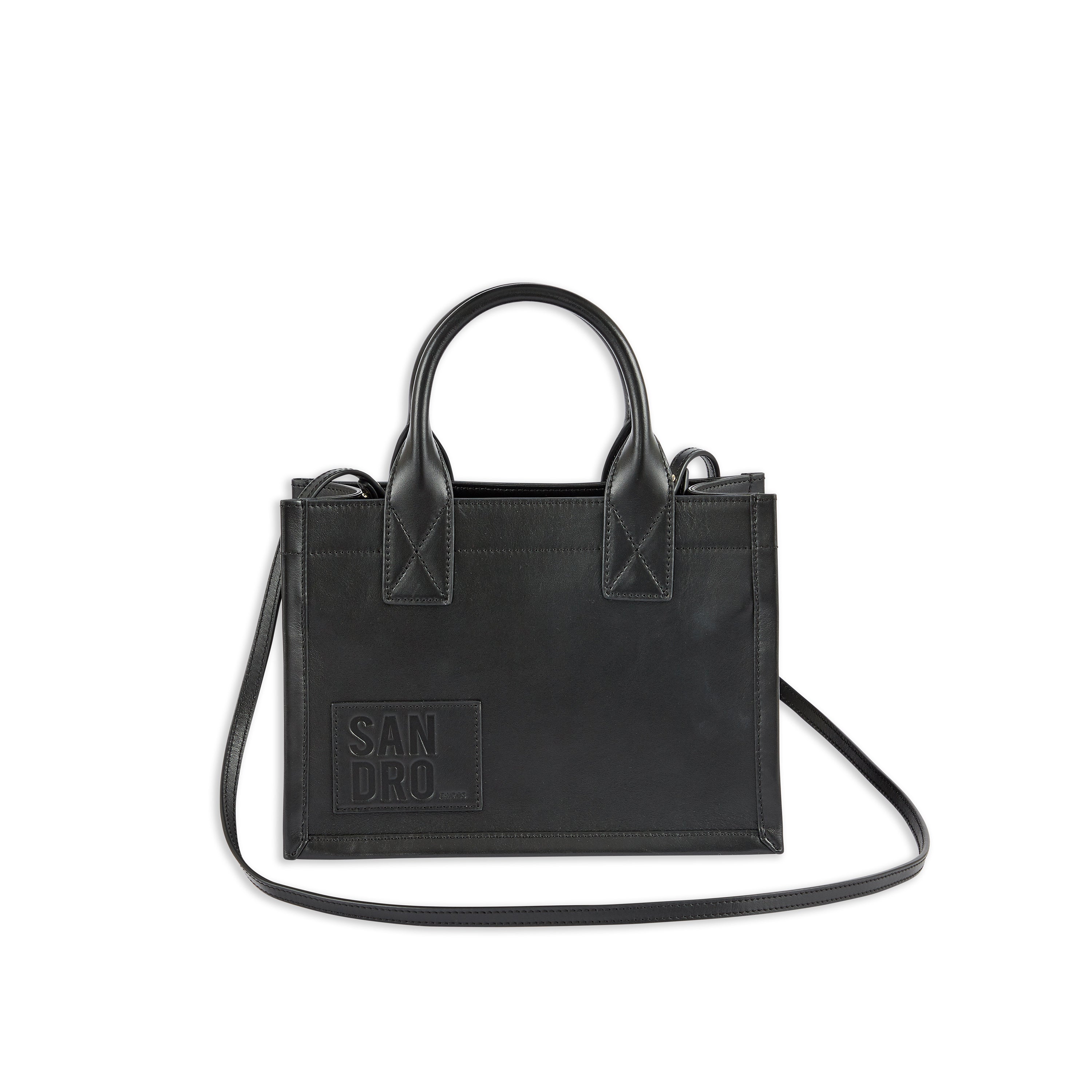 Sandro + Small Kasbah Tote in Smooth Leather