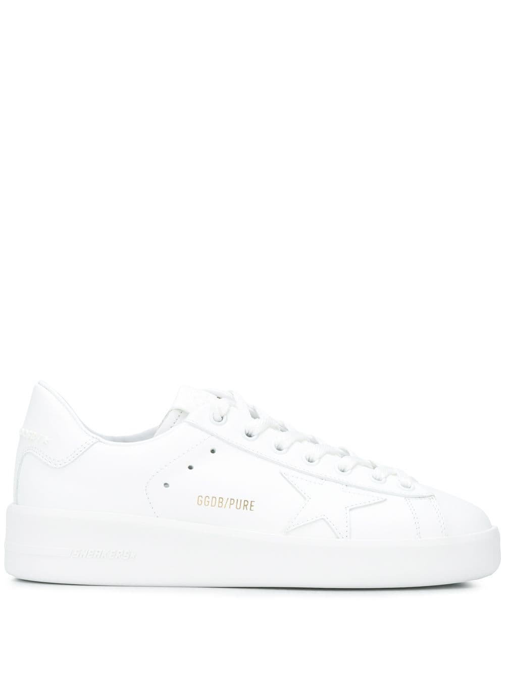 Golden Goose + Golden Goose Pure leather low-top sneakers