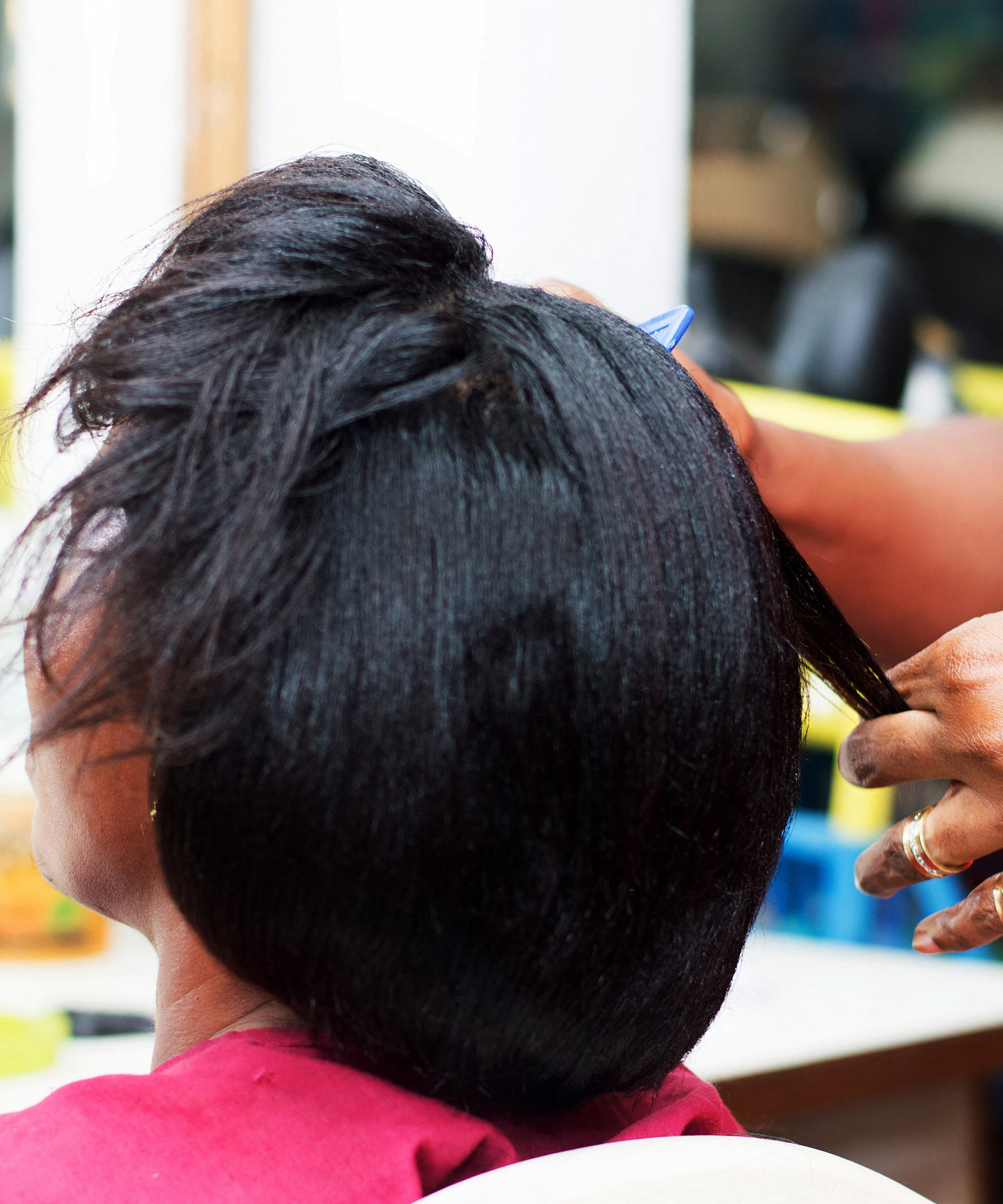 Hair relaxer shop