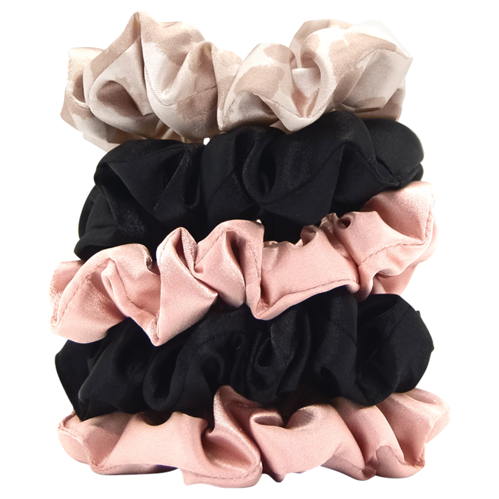 Kitsch + Assorted Satin Sleep Scrunchies
