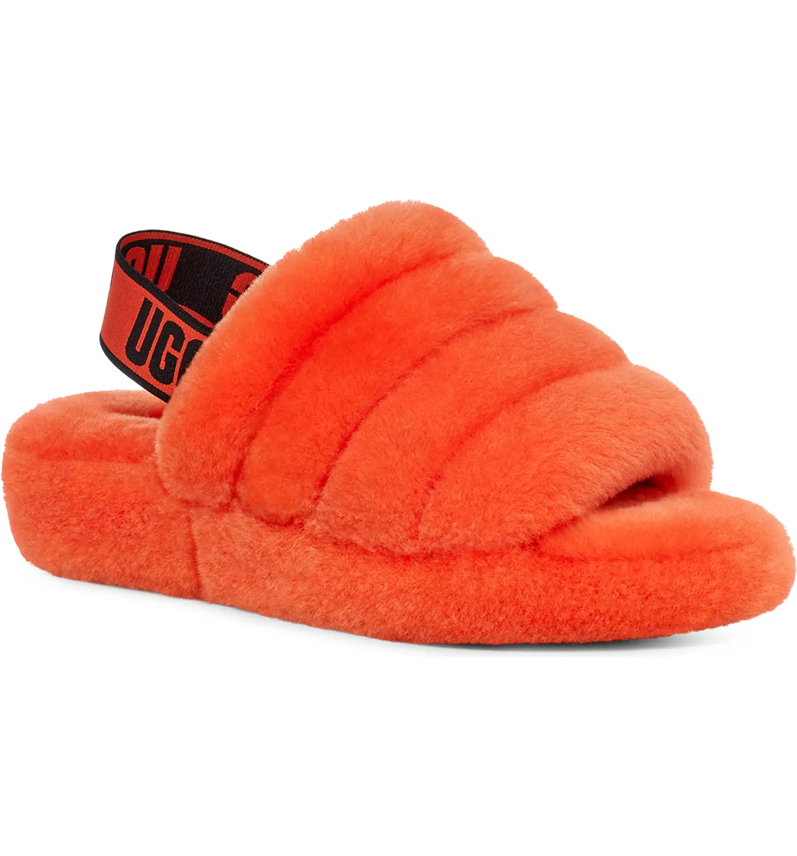 Ugg UGG Fluff Yeah Faux Fur Slingback Sandal