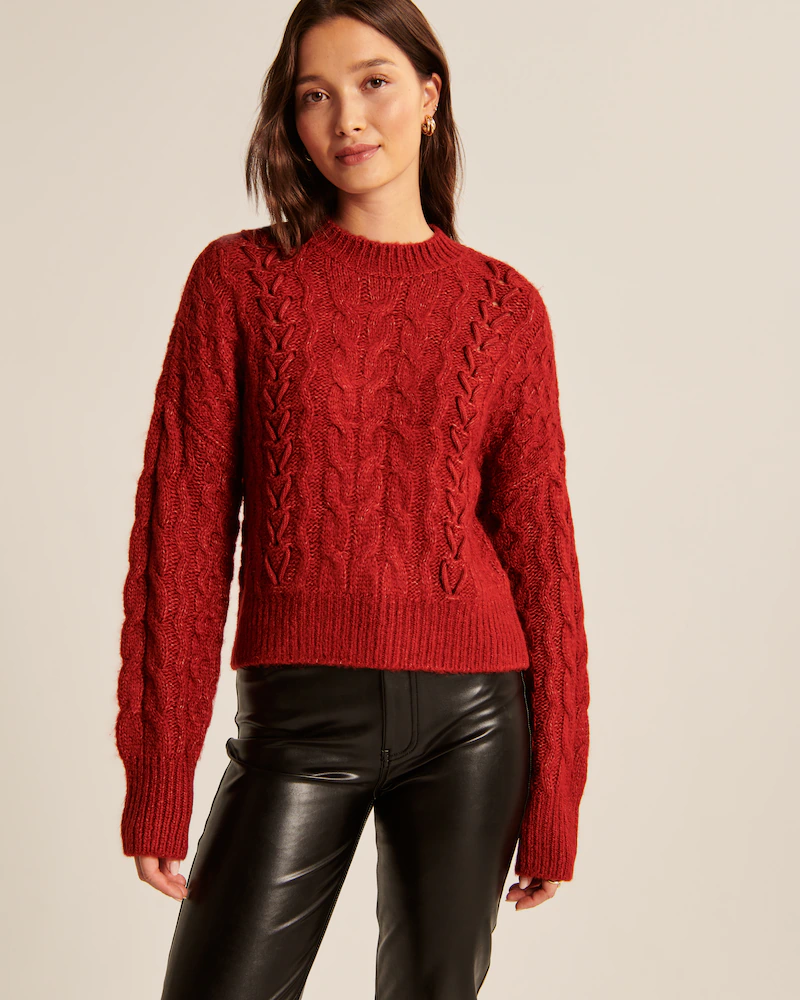Abercrombie online red sweater