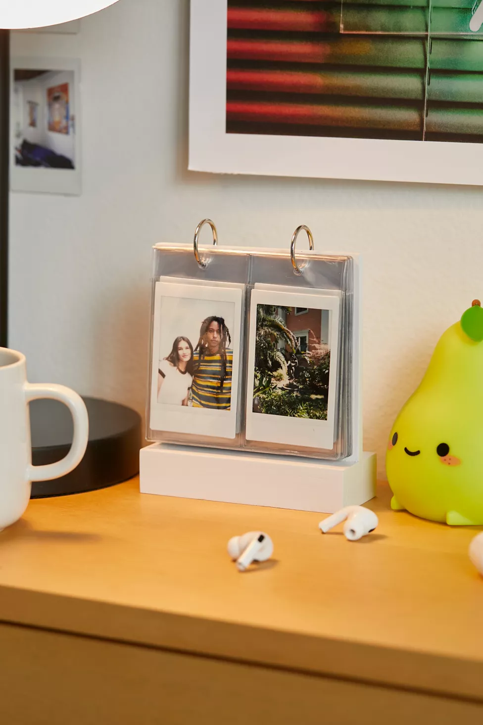 tabletop wood flip instax mini picture frame