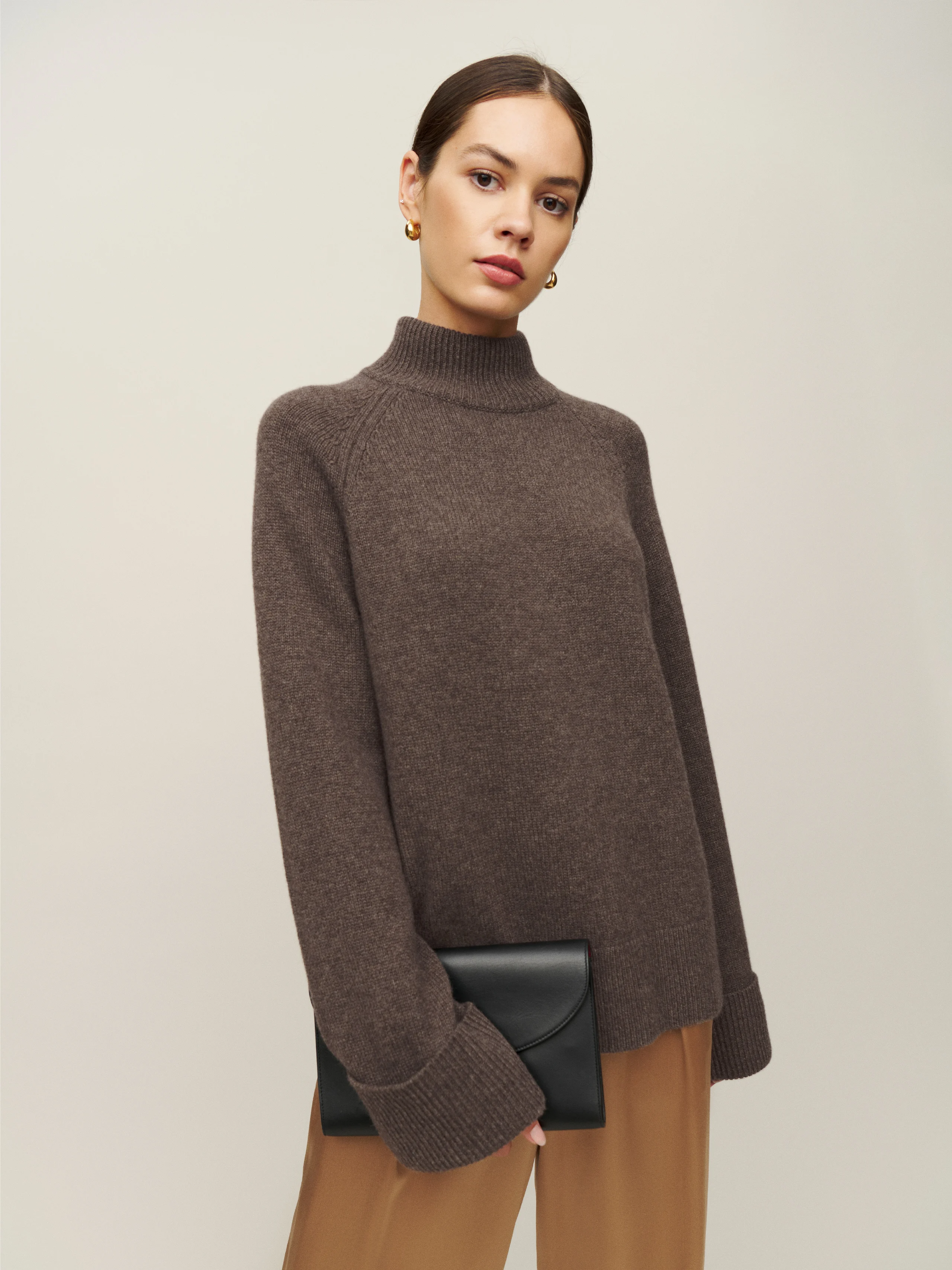 Oversized cashmere turtleneck online