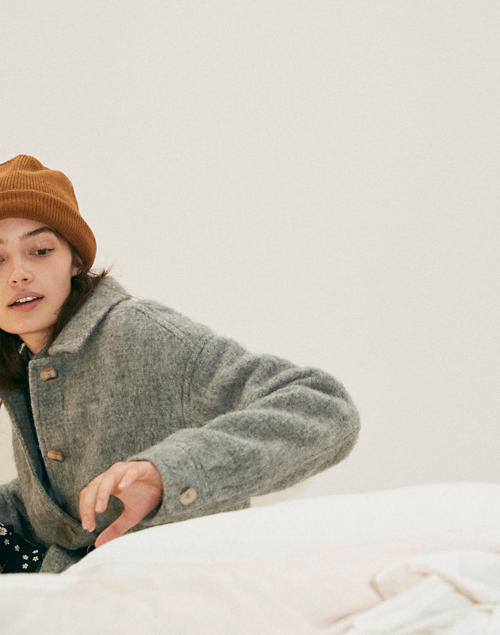 Madewell Re sourced Cotton Cuffed Beanie