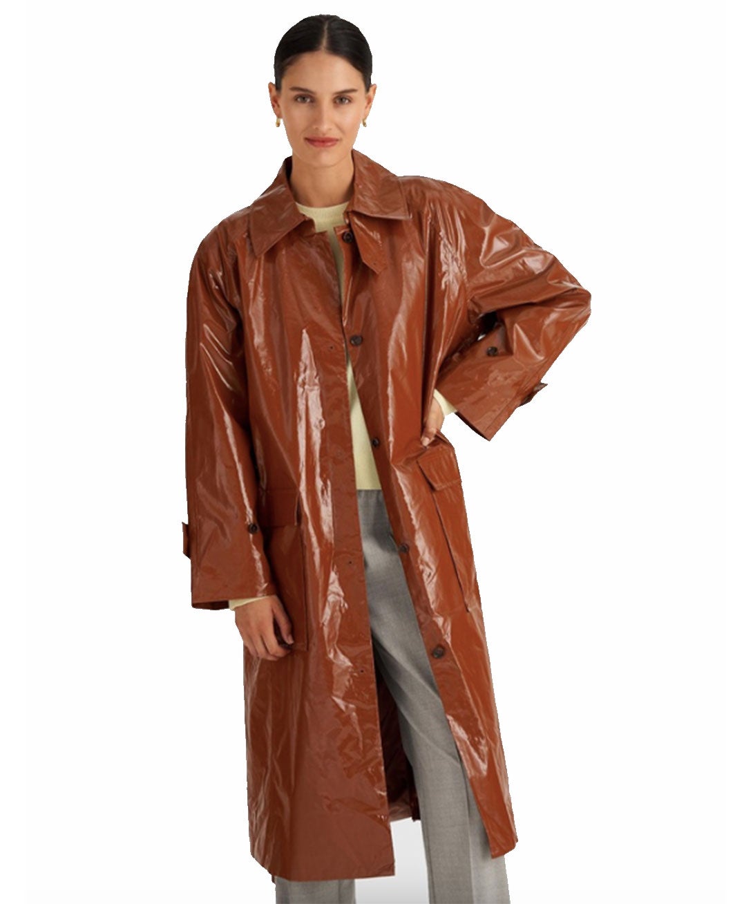 Oroton trench deals coat