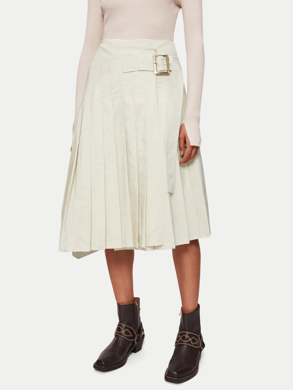 Jigsaw + Collagerie Pleated Kilt Skirt