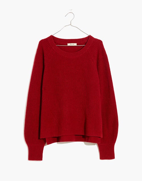 Madewell + (Re)sourced Cashmere Fisherman Sweater