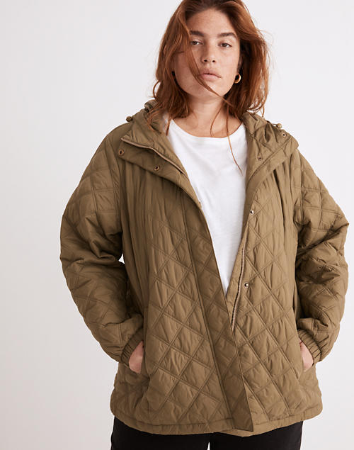 Madewell + Plus Airpuff Quilted Packable Puffer Jacket