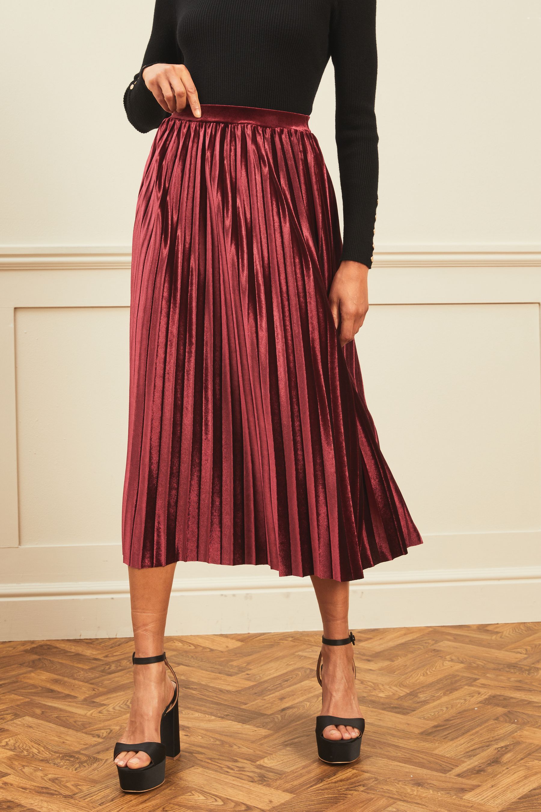 Brown skirt next on sale