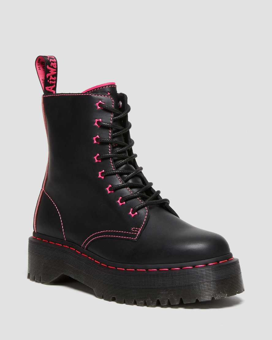 9/28まで‼️Dr.Martens Jadon Ⅱ Star Dr. Martens + Jadon II Boot Neon Star Leather Platforms
