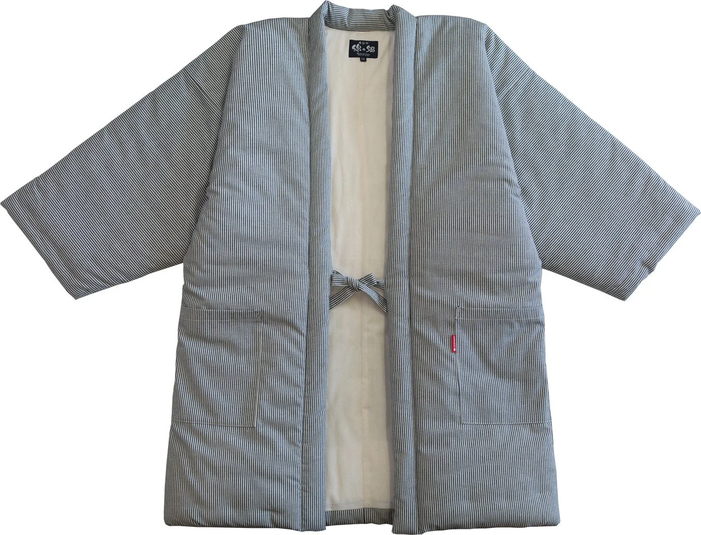 WATANOSATO Hickory Stripe HANTEN casual made in Japan Kimono