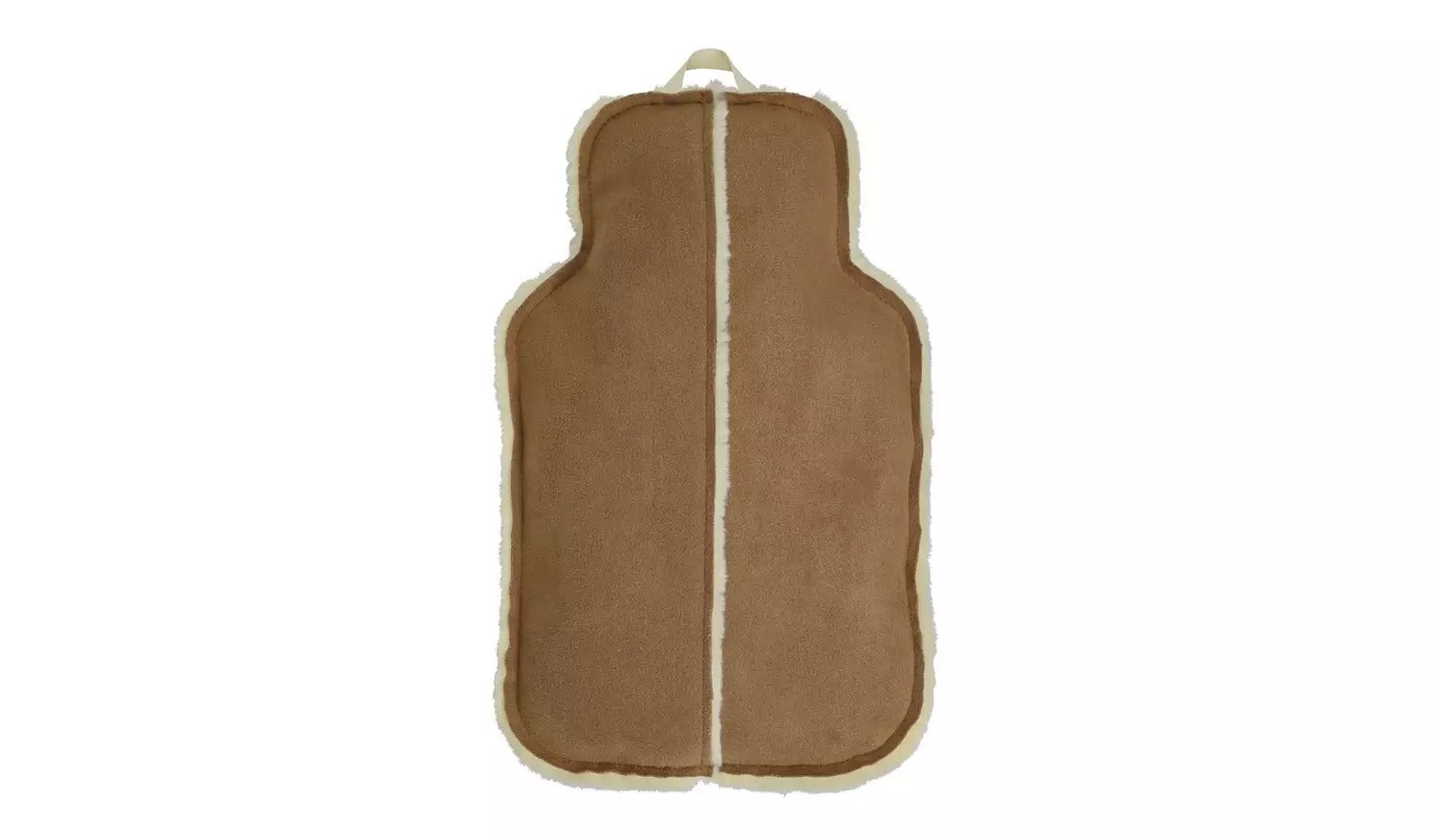 Argos + Tan Shearling Hot Water Bottle