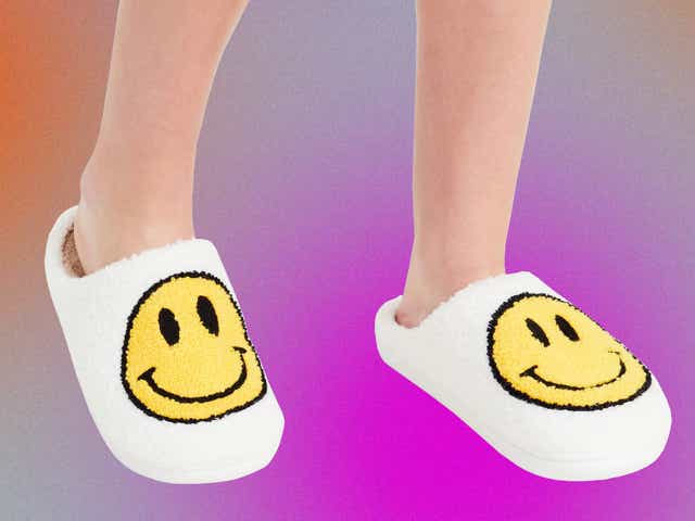 Altar'd State Smiley Face Slippers