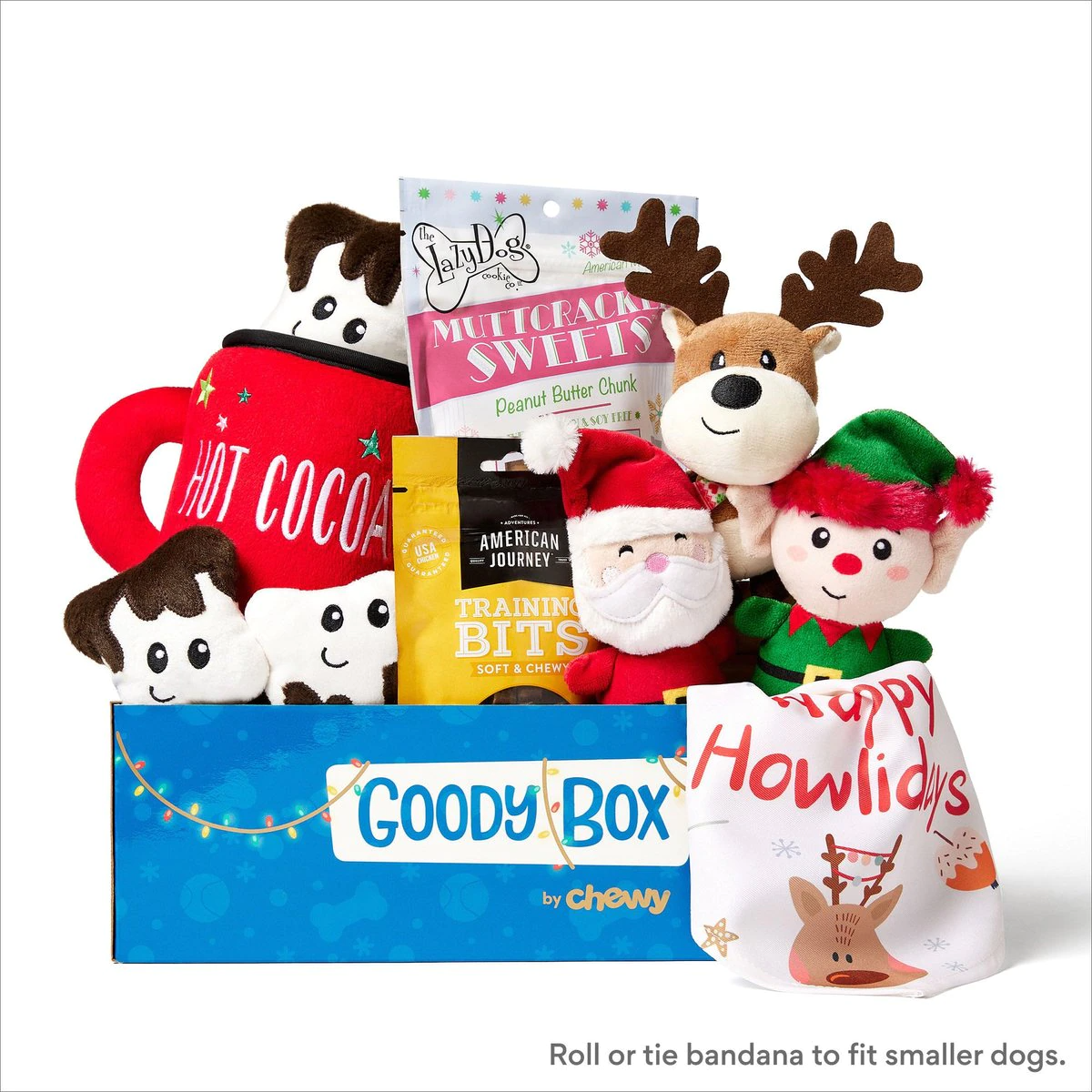 Pet Supplies Chewy Box For Dogs Goody Box Holiday Dog Toys, Treats