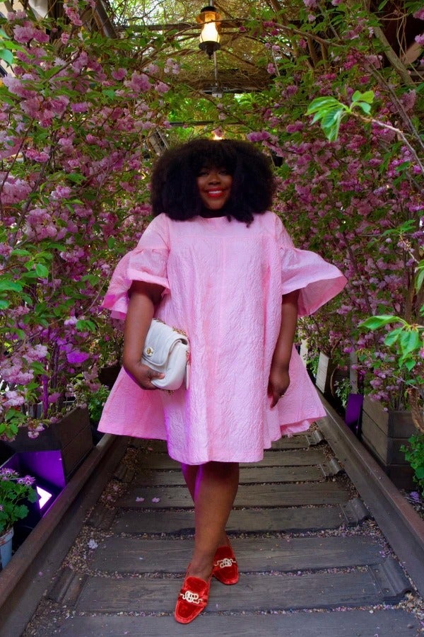 ASOS CURVE + Pink Dress