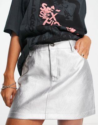 Topshop wet look sales jeans