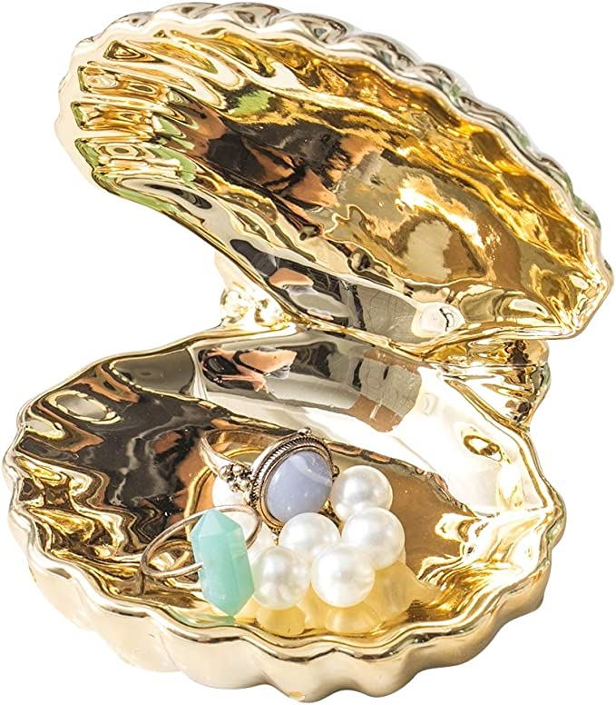 WANYA + Ceramic Shell Jewelry Dish