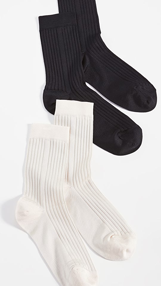 Stems + Classic Rib Socks – 2 Pack
