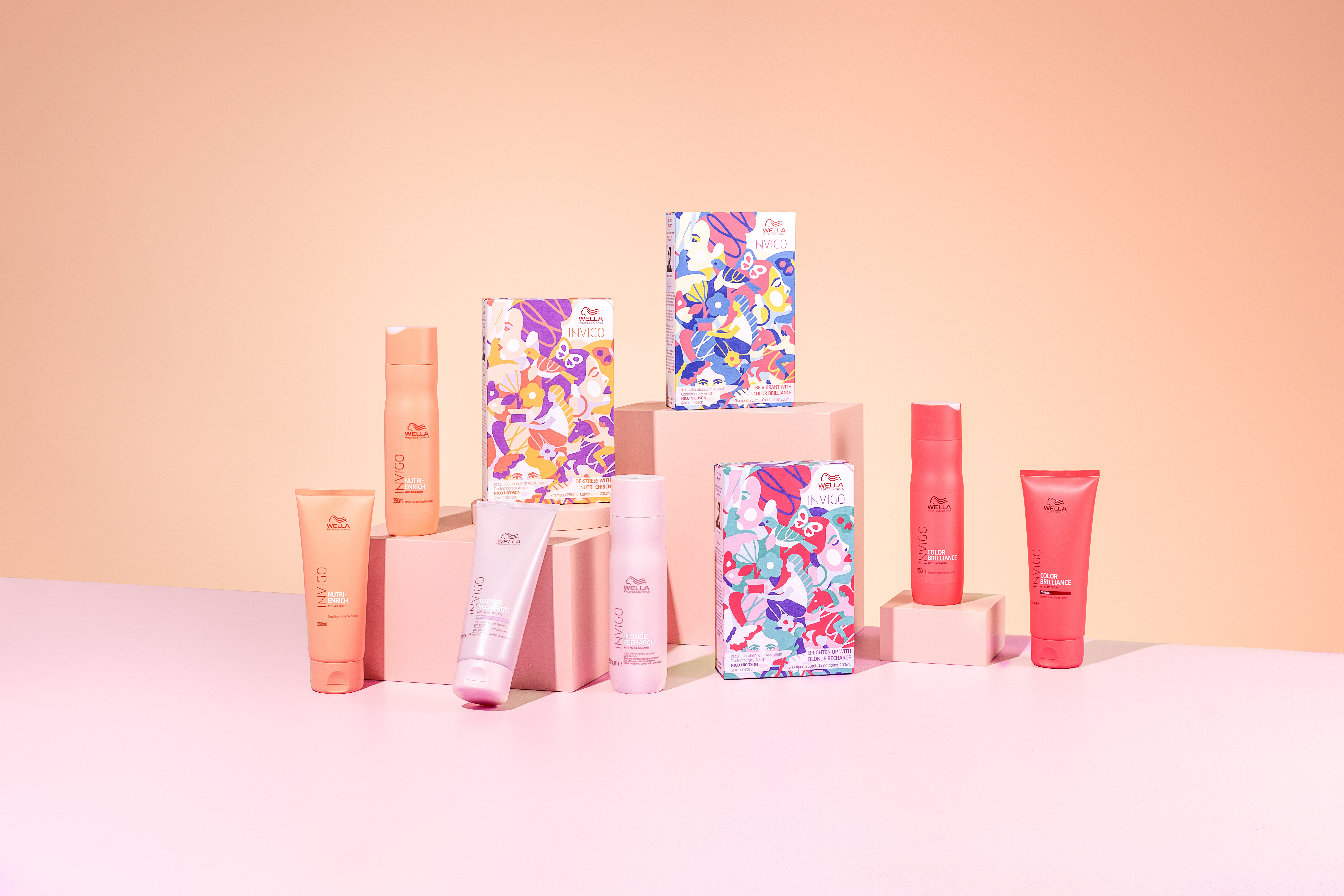 Wella ColorMotion Holiday Gift SetShampooConditionerMask  eBay
