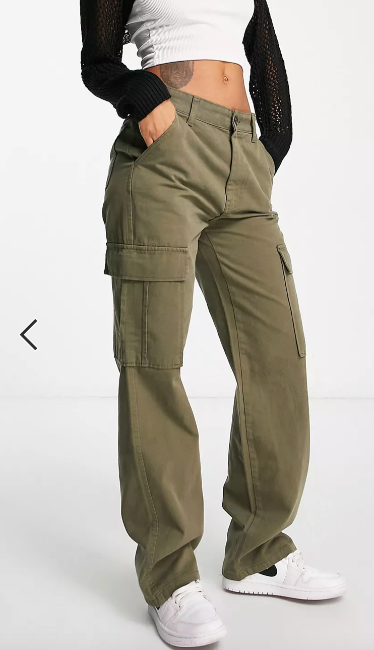 Stradivarius + Straight Leg Cargo Pants