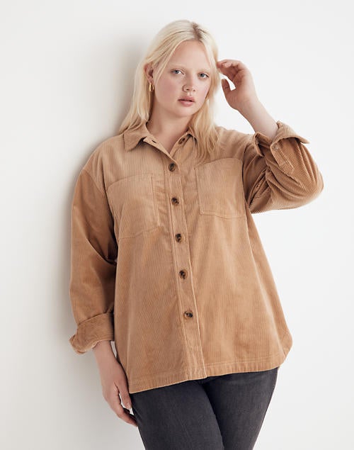 Madewell + Corduroy Kentwood Oversized ShirtJacket
