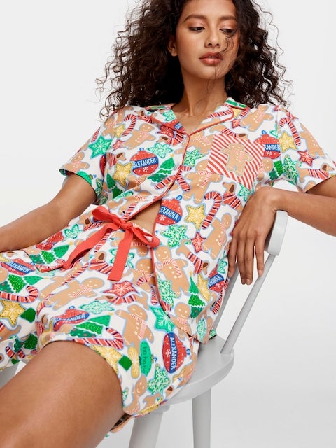 Peter Alexander Gingerbread Shortie Pj Set