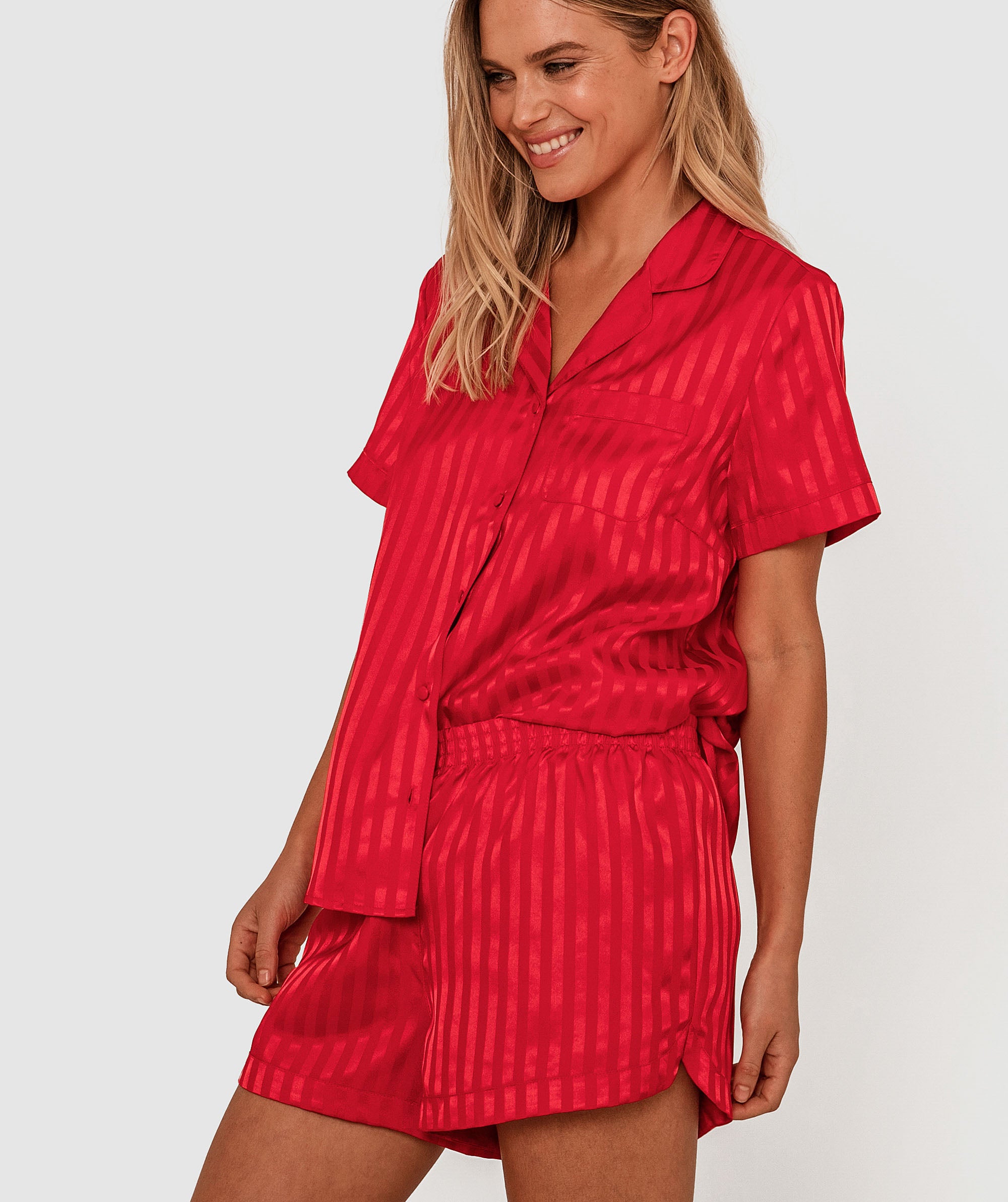 Bras N Things + Stardust Short Sleeve PJ Set Red