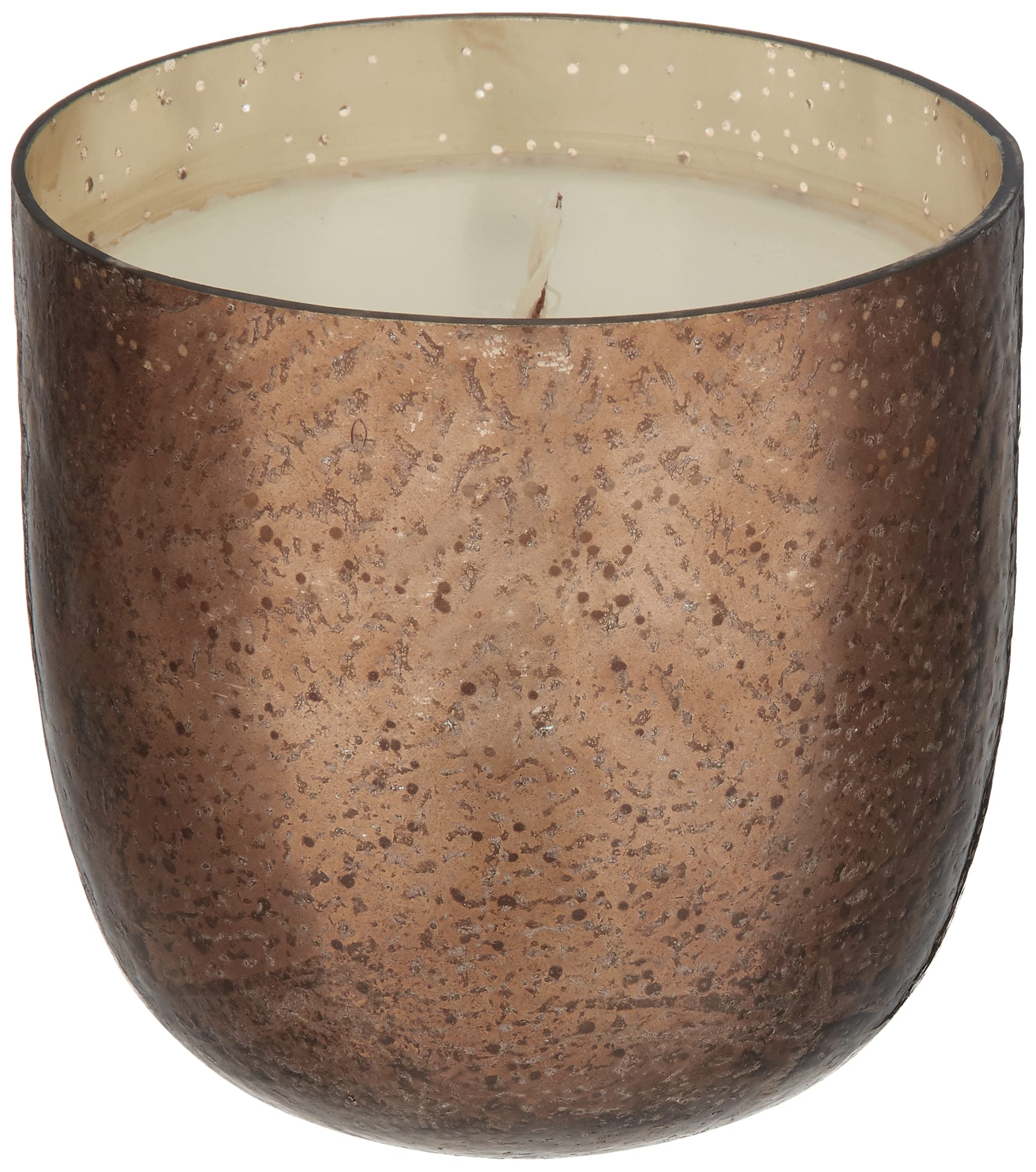 Illume + Noble Holiday Woodfire Soy Candle, Large Mercury Glass