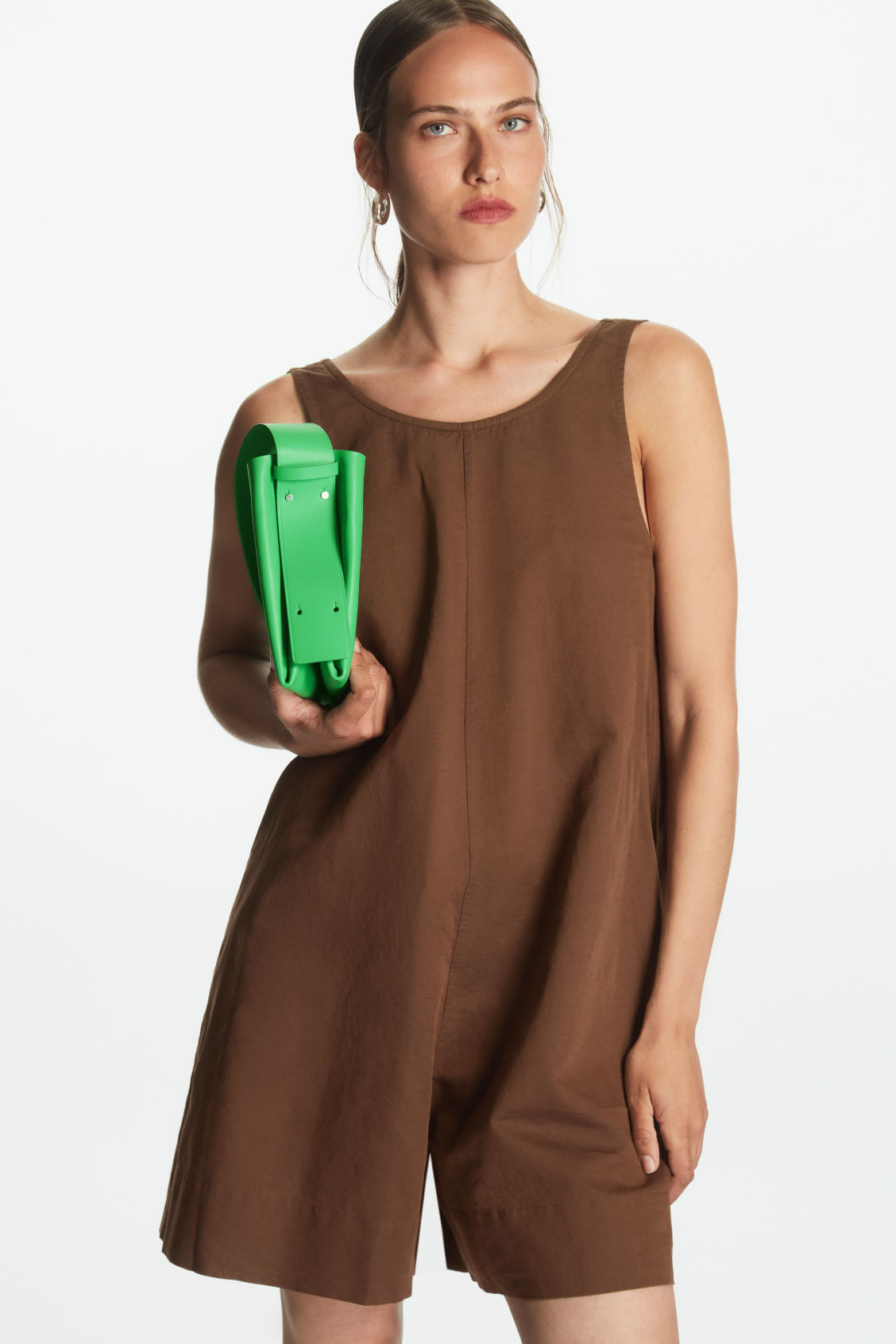 COS Relaxed Fit Linen Blend Romper