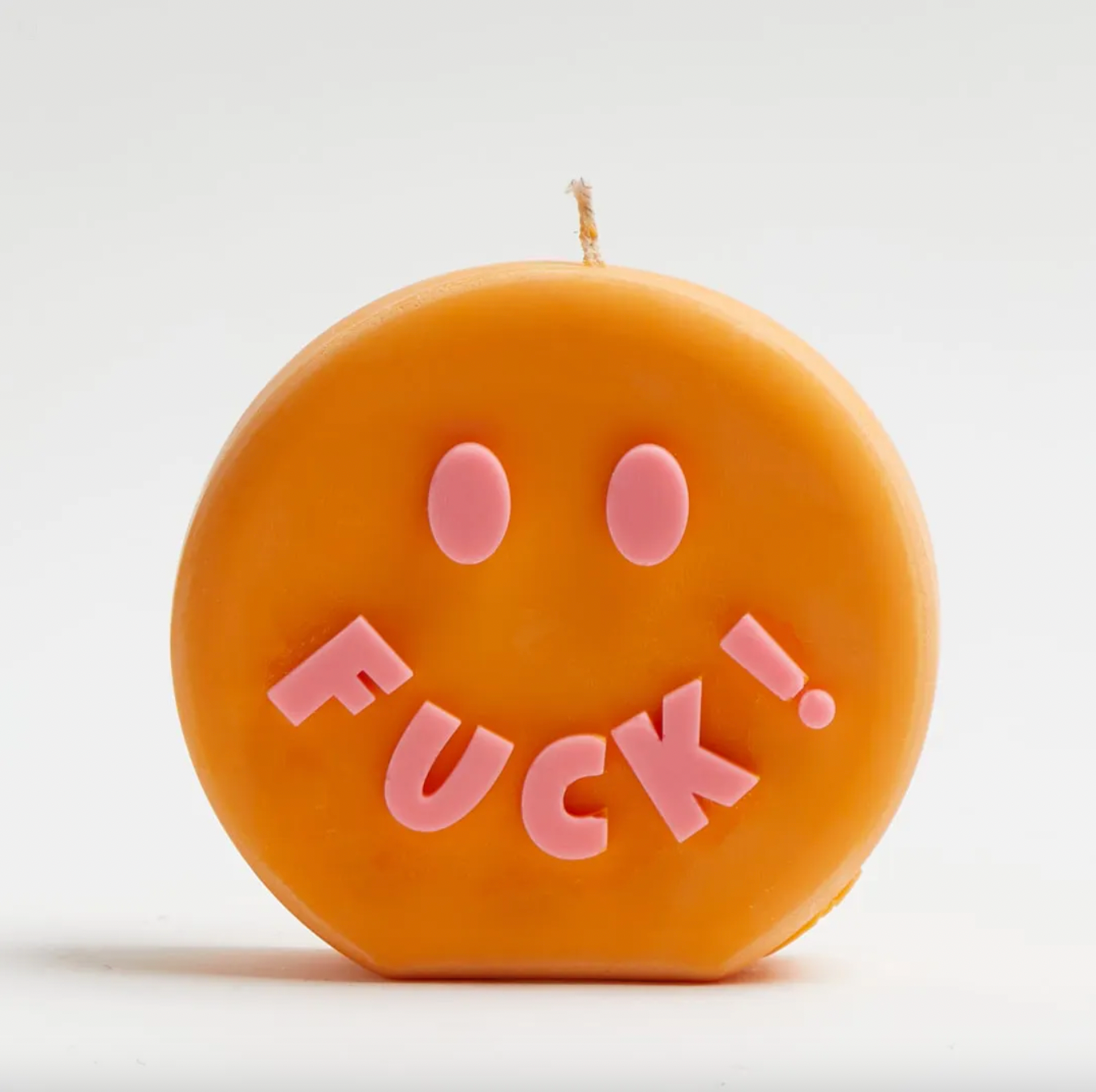 Wavey Casa + ‘Fuck Face’ Candle Orange & Pink