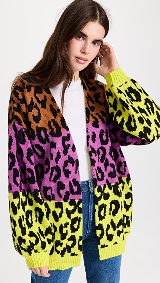 Farm Rio + Mixed Leopards Cardigan