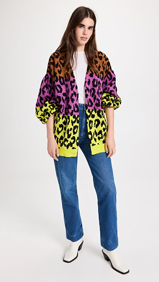 ttt_msw Leopard knit cardigan ttt_msw Leopard knit cardigan