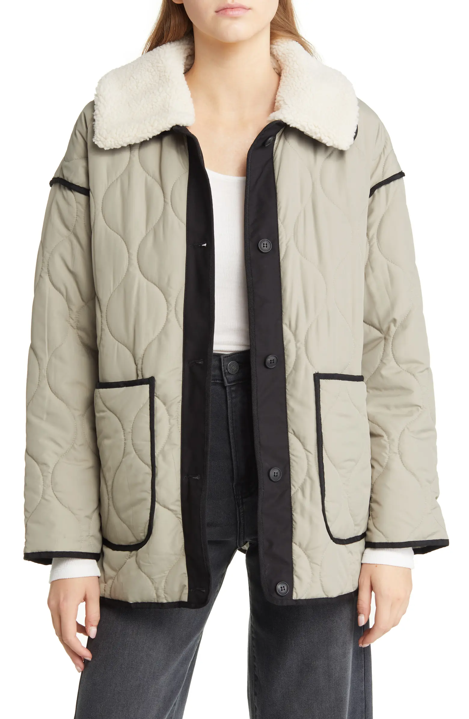 Vero moda quilted clearance jacket
