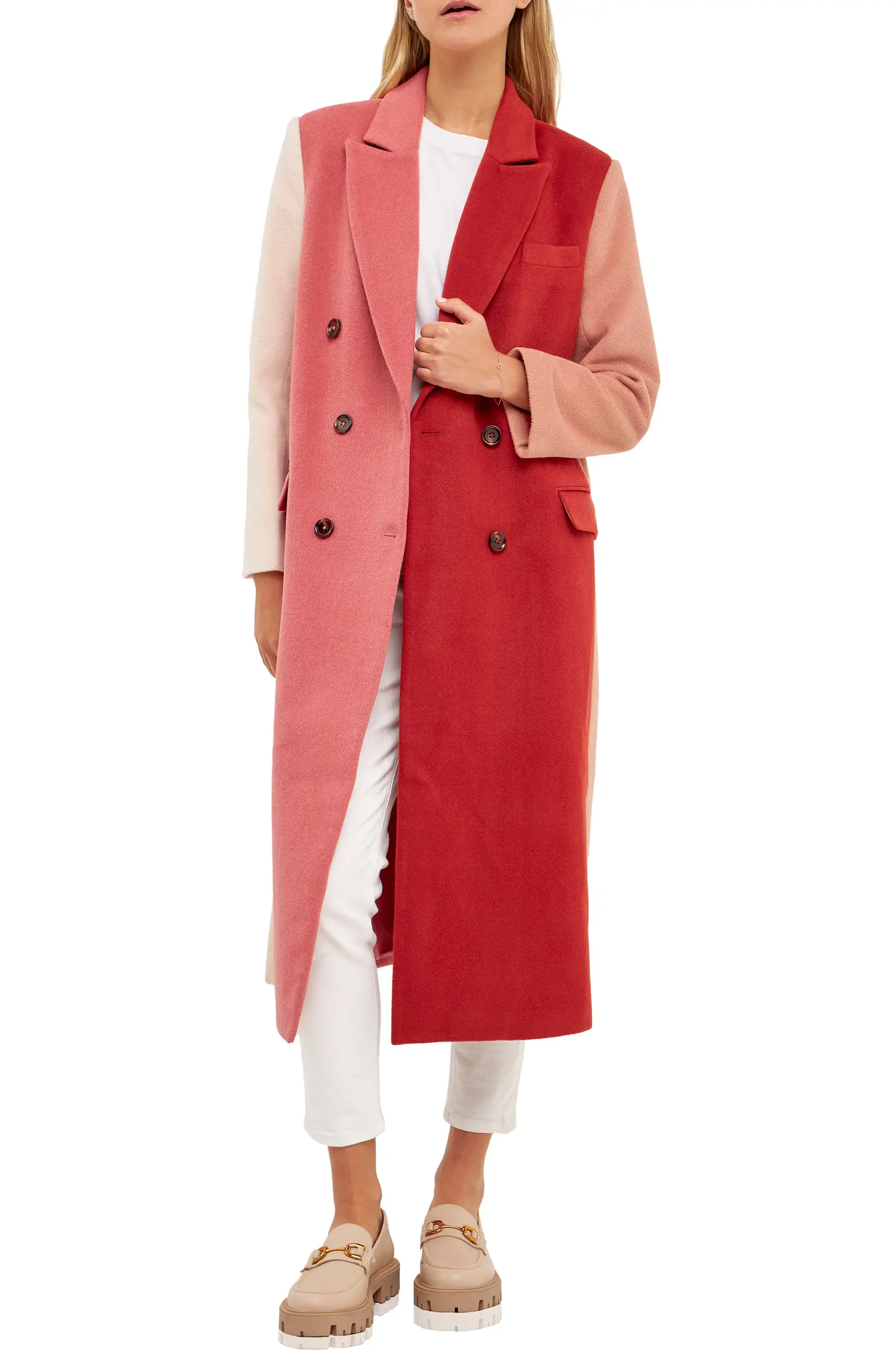 English Factory + Colorblock Trench Coat