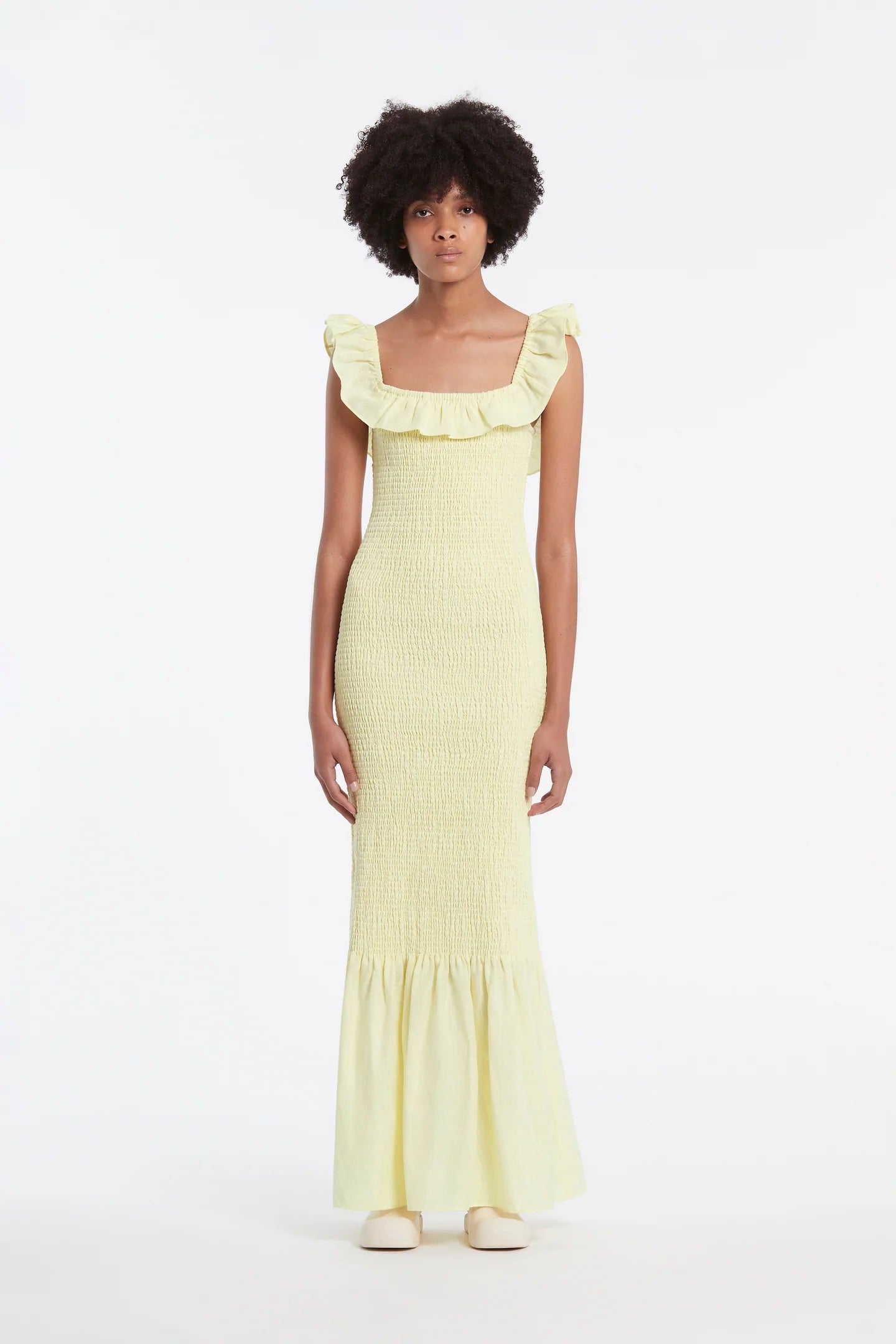 Sir The Label + Francesca Frill Shirred Dress
