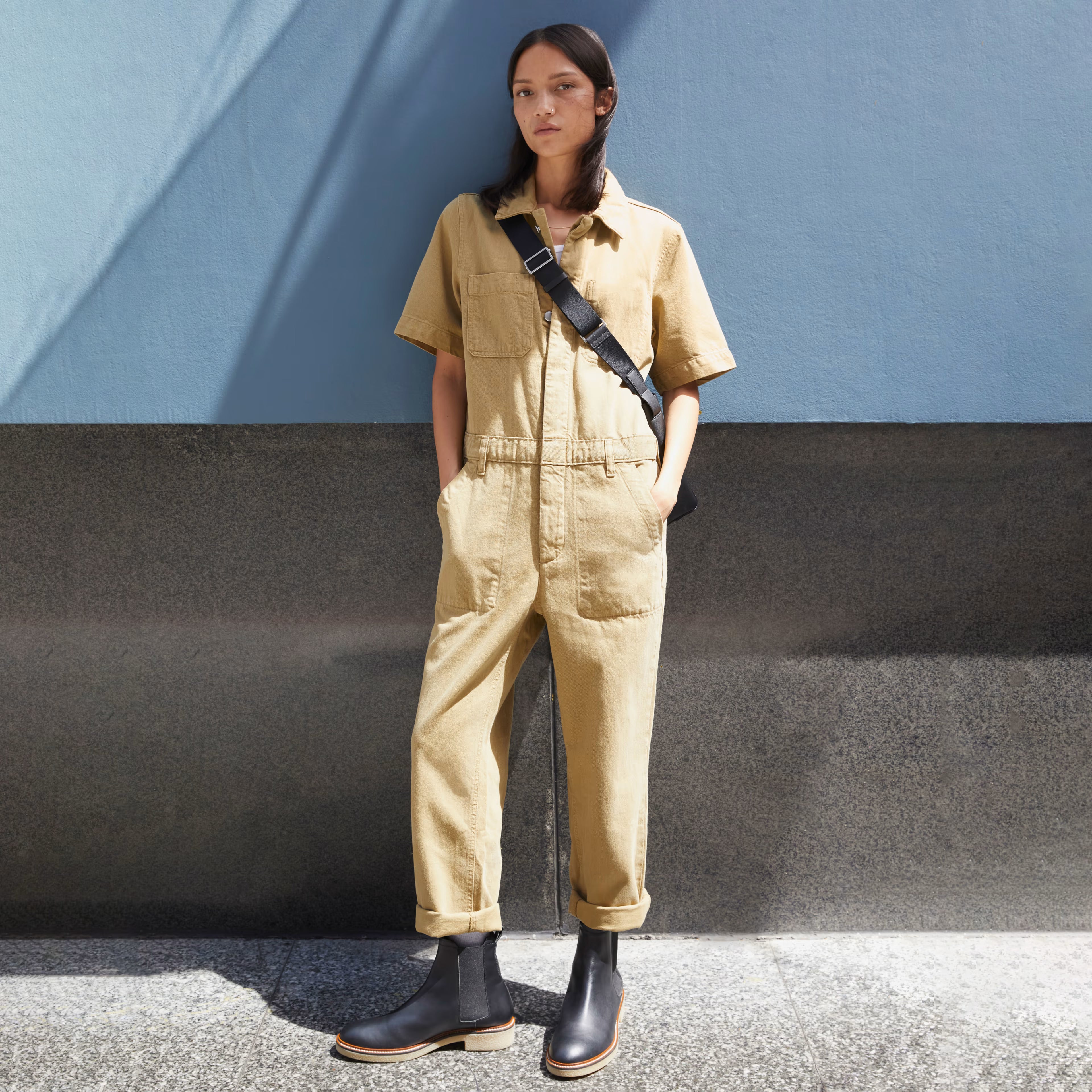 Everlane + The Supersoft Jean Coverall