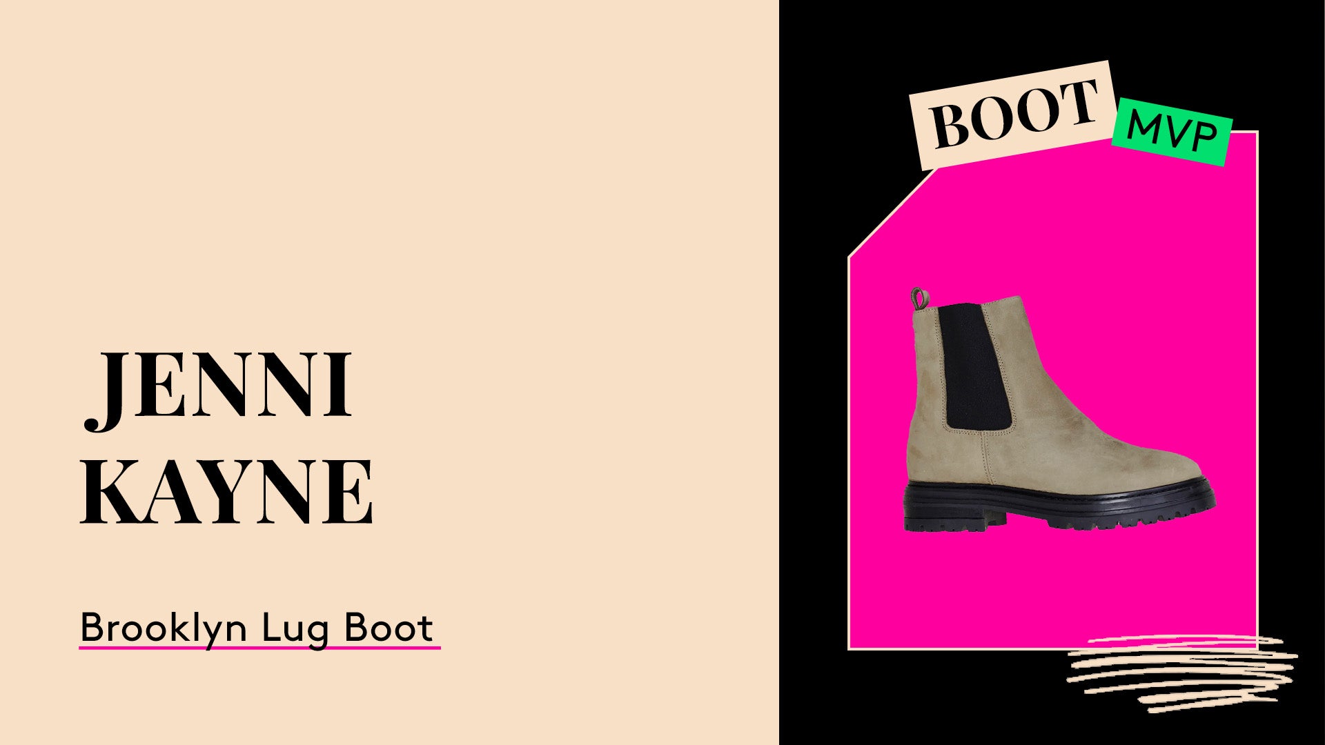 Boot MVP.
Jenni Kayne Brooklyn Lug Boot.